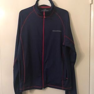 Vineyard vines lightweight zip up jacket